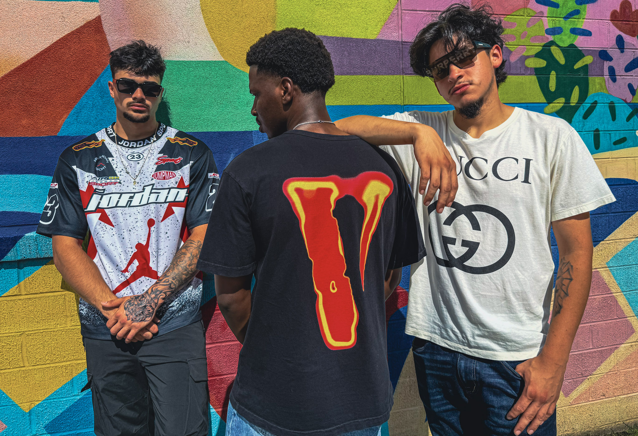 Streetwear pieces from the Hexxo marketplace